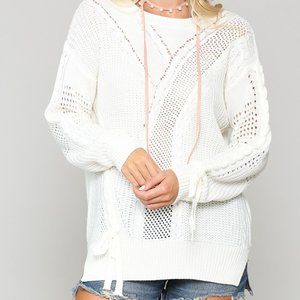 Pointelle Stitching Cozy Sweater (UNWORN/W TAGS)